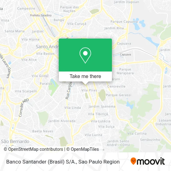 Banco Santander (Brasil) S/A. map