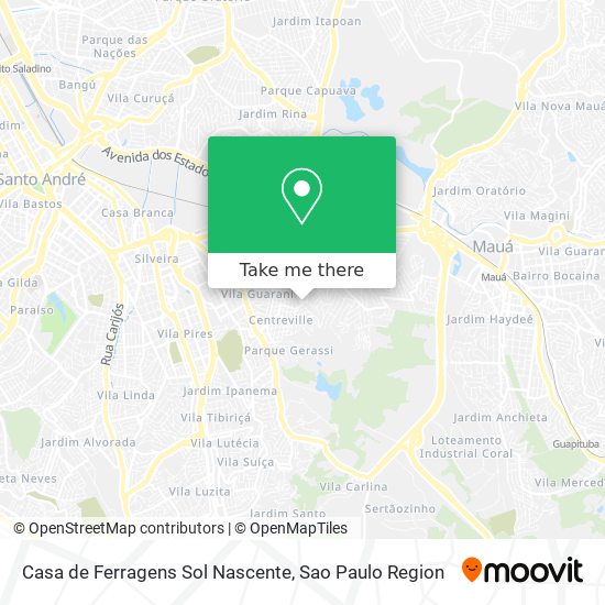 Casa de Ferragens Sol Nascente map