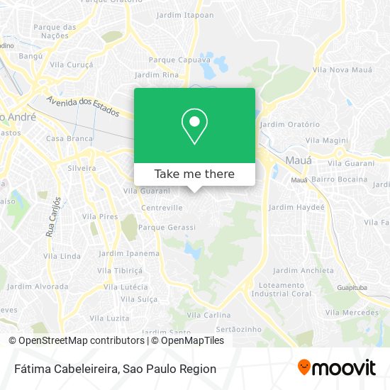 Fátima Cabeleireira map