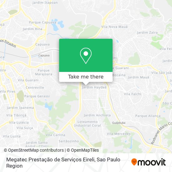 Megatec Prestação de Serviços Eireli map