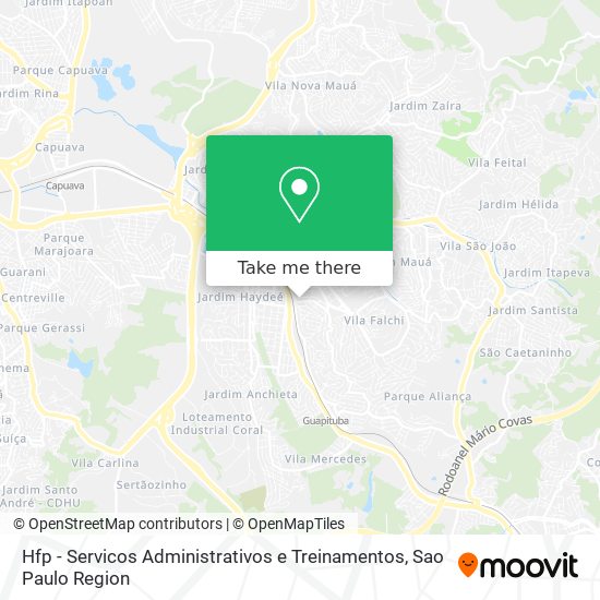 Mapa Hfp - Servicos Administrativos e Treinamentos