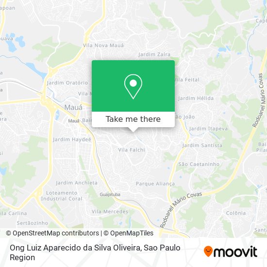 Ong Luiz Aparecido da Silva Oliveira map