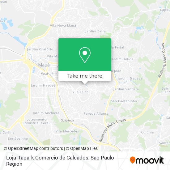 Loja Itapark Comercio de Calcados map