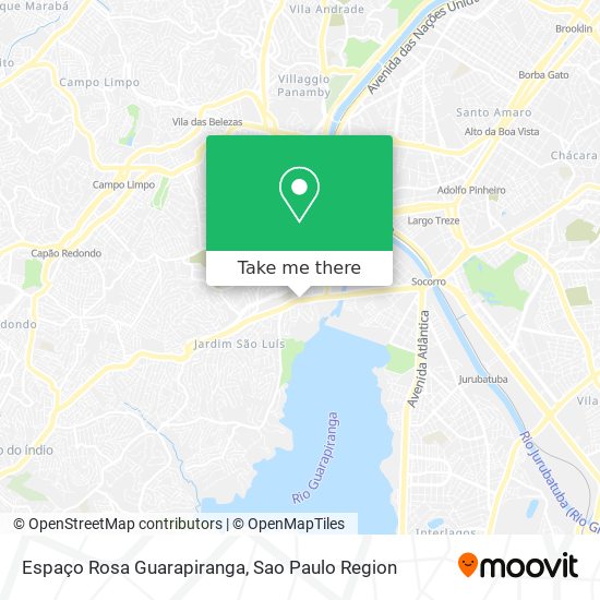 Espaço Rosa Guarapiranga map