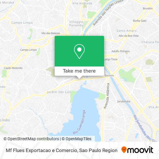 Mf Flues Exportacao e Comercio map