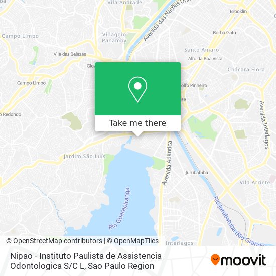 Mapa Nipao - Instituto Paulista de Assistencia Odontologica S / C L