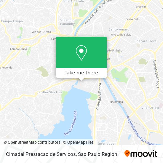 Mapa Cimadal Prestacao de Servicos