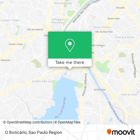 O Boticário map