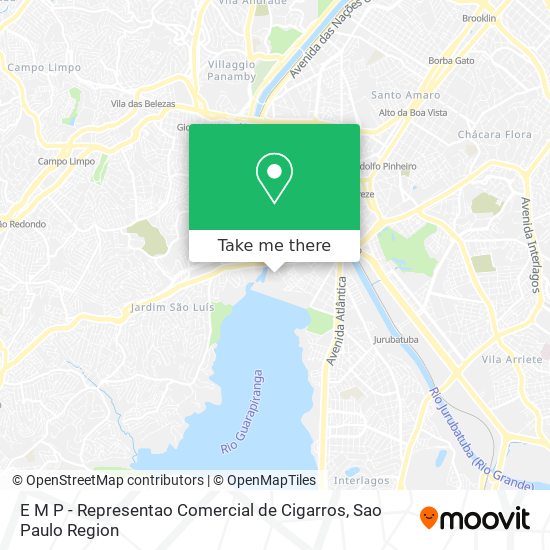 Mapa E M P - Representao Comercial de Cigarros