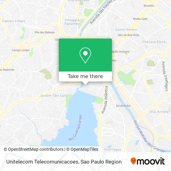 Mapa Unitelecom Telecomunicacoes