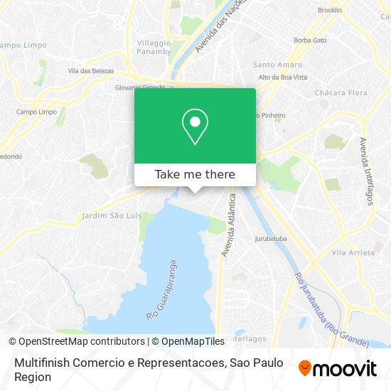 Multifinish Comercio e Representacoes map