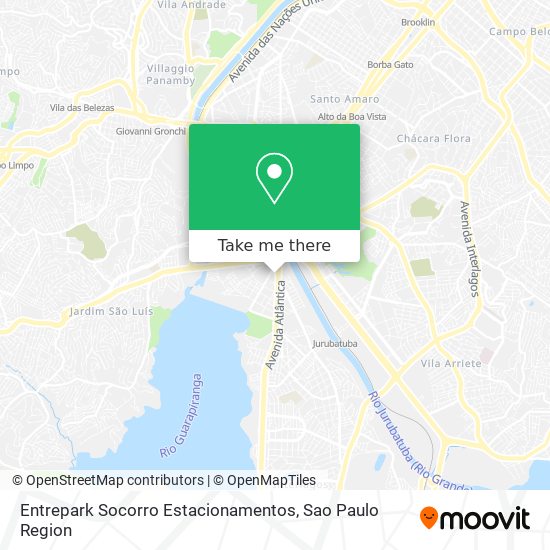 Entrepark Socorro Estacionamentos map