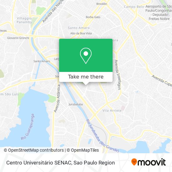 Centro Universitário SENAC map
