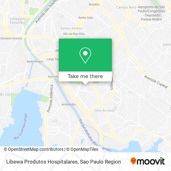 Mapa Libewa Produtos Hospitalares