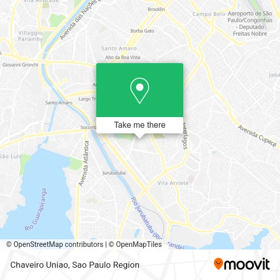 Chaveiro Uniao map