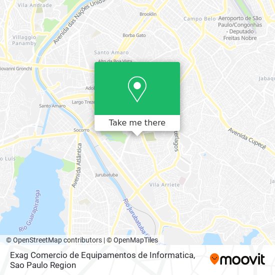 Mapa Exag Comercio de Equipamentos de Informatica