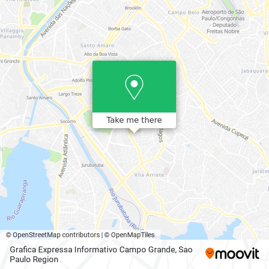 Grafica Expressa Informativo Campo Grande map