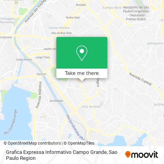 Mapa Grafica Expressa Informativo Campo Grande