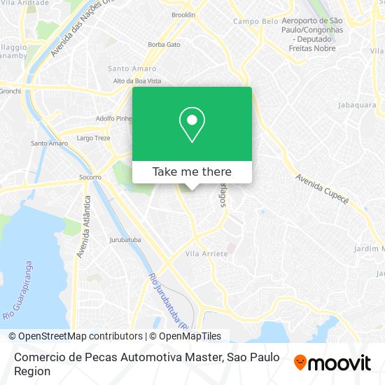 Comercio de Pecas Automotiva Master map