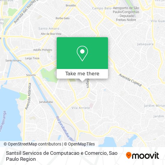 Santsil Servicos de Computacao e Comercio map