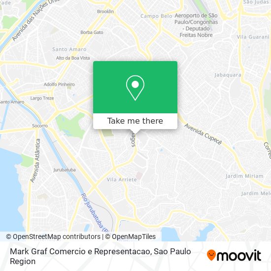 Mark Graf Comercio e Representacao map