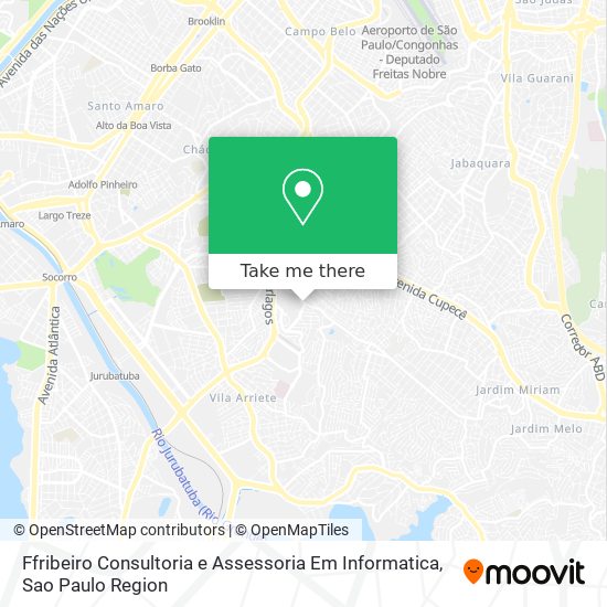 Mapa Ffribeiro Consultoria e Assessoria Em Informatica