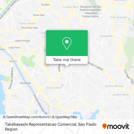 Takebayashi Representacao Comercial map