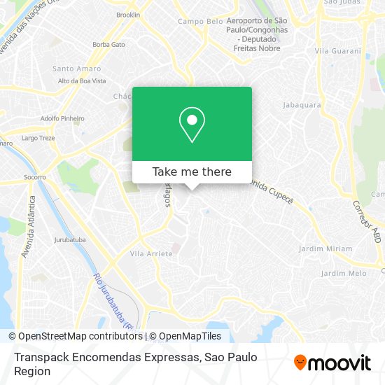 Transpack Encomendas Expressas map