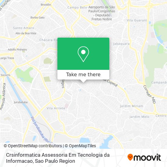 Crsinformatica Assessoria Em Tecnologia da Informacao map