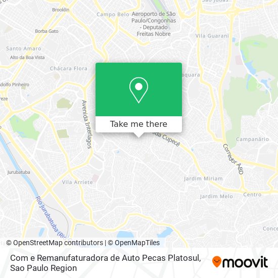 Com e Remanufaturadora de Auto Pecas Platosul map