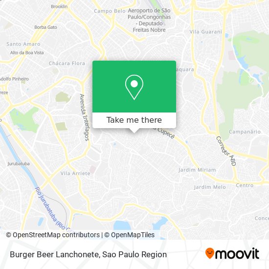 Burger Beer Lanchonete map