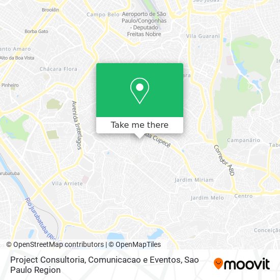 Project Consultoria, Comunicacao e Eventos map