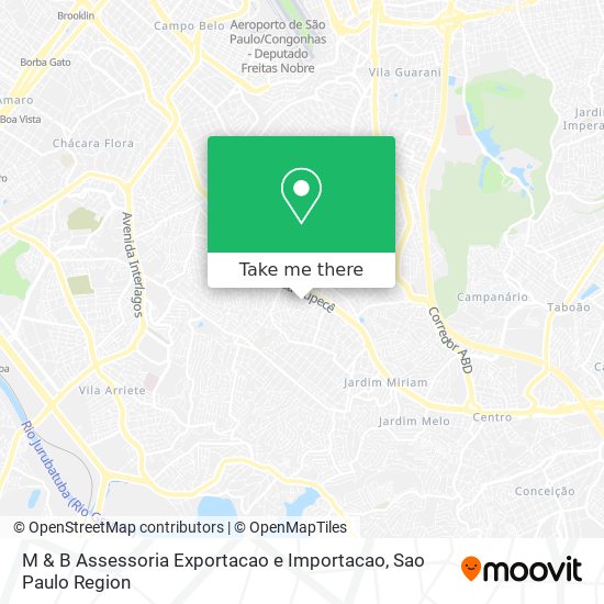 M & B Assessoria Exportacao e Importacao map