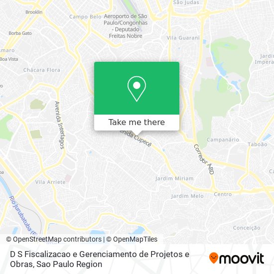 D S Fiscalizacao e Gerenciamento de Projetos e Obras map