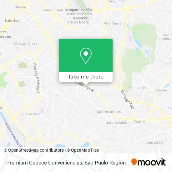 Premium Cupece Conveniencias map