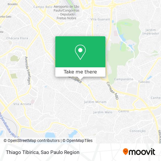 Thiago Tibirica map