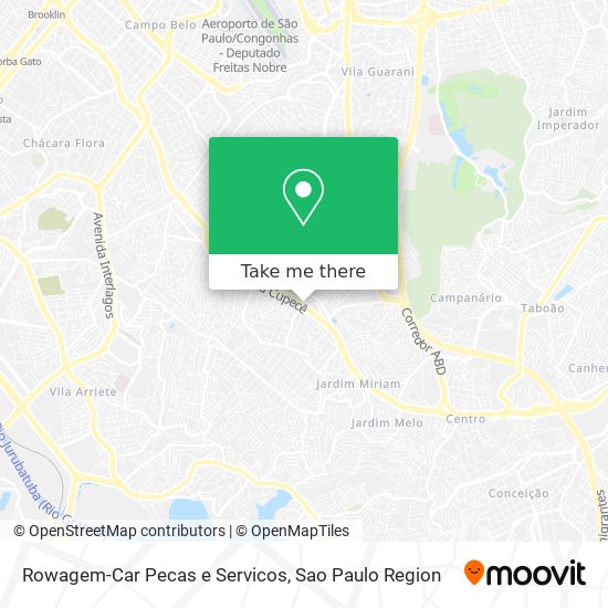 Mapa Rowagem-Car Pecas e Servicos