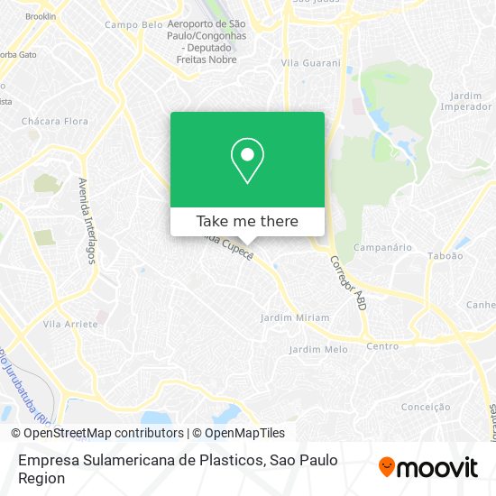 Empresa Sulamericana de Plasticos map