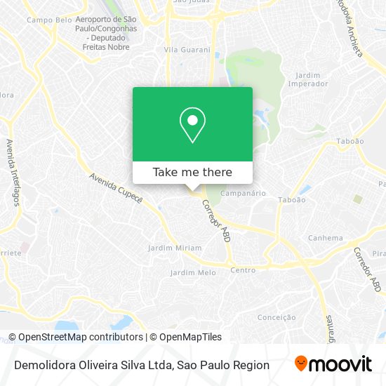 Demolidora Oliveira Silva Ltda map