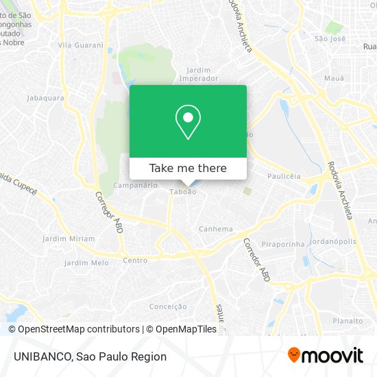 UNIBANCO map