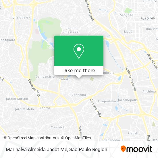 Marinalva Almeida Jacot Me map