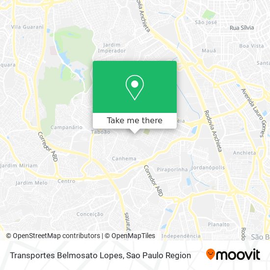 Transportes Belmosato Lopes map