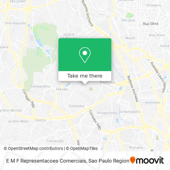 E M F Representacoes Comerciais map