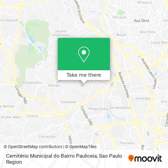 Cemitério Municipal do Bairro Pauliceia map