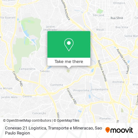 Conexao 21 Logistica, Transporte e Mineracao map