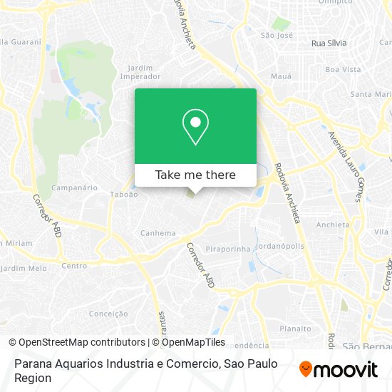 Parana Aquarios Industria e Comercio map