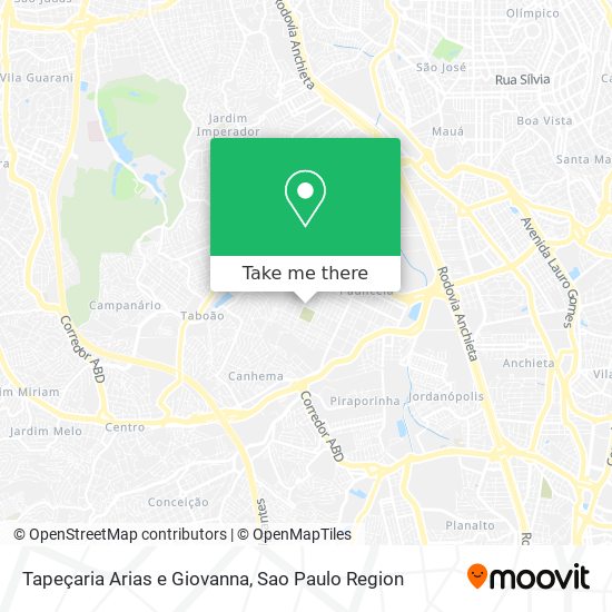 Tapeçaria Arias e Giovanna map