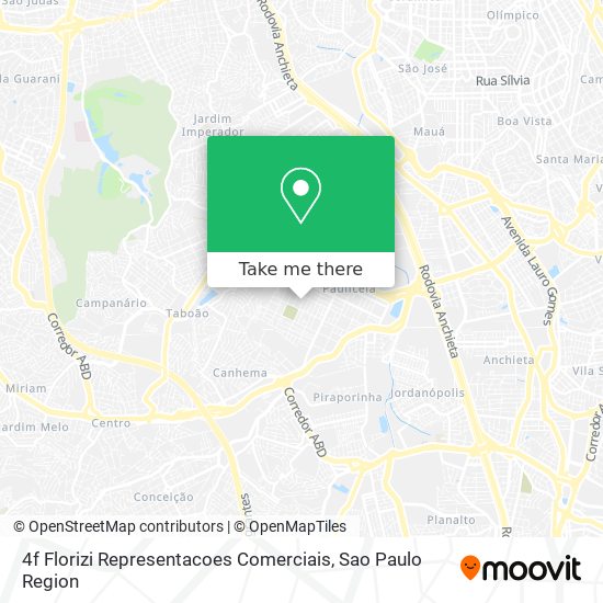 4f Florizi Representacoes Comerciais map