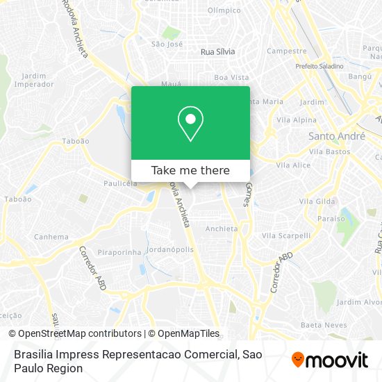 Brasilia Impress Representacao Comercial map