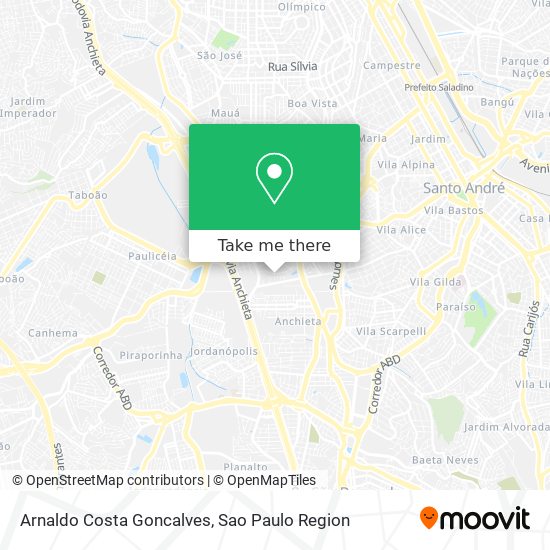 Arnaldo Costa Goncalves map